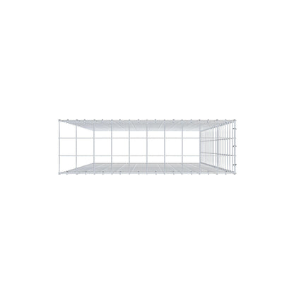 Anbaugabione Typ 4 200 cm x 100 cm x 30 cm (L x H x T), Maschenweite 10 cm x 10 cm, C-Ring