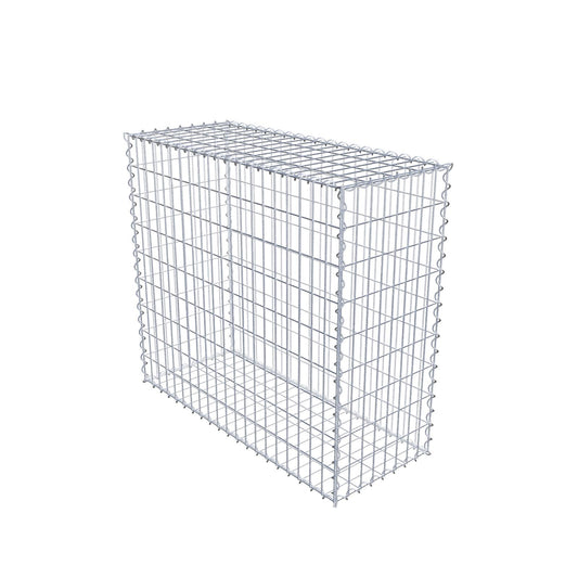 Gabion 100 cm x 90 cm x 40 cm (L x H x D), mesh size 5 cm x 10 cm, spiral