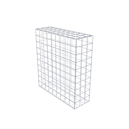 Gavión 100 cm x 90 cm x 30 cm (L x A x P), malla 10 cm x 10 cm, anillo en C