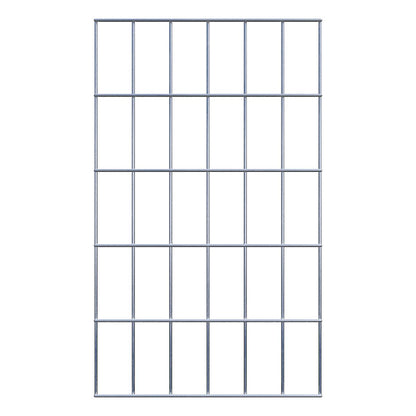 Decorative trellis / trellis (including mounting material) mesh size 5 x 10 cm