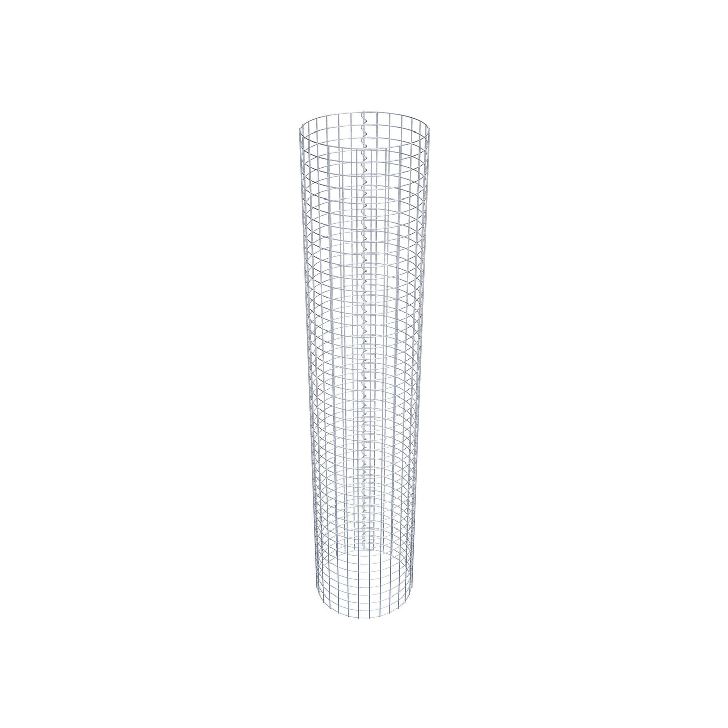 Gabionpelare rund 47 cm diameter, 230 cm höjd, maskstorlek 5 cm x 5 cm