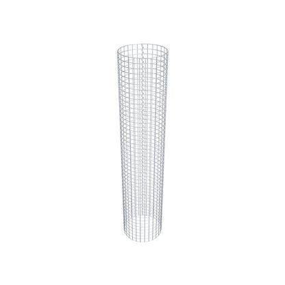 Gabionpelare rund 47 cm diameter, 230 cm höjd, maskstorlek 5 cm x 5 cm