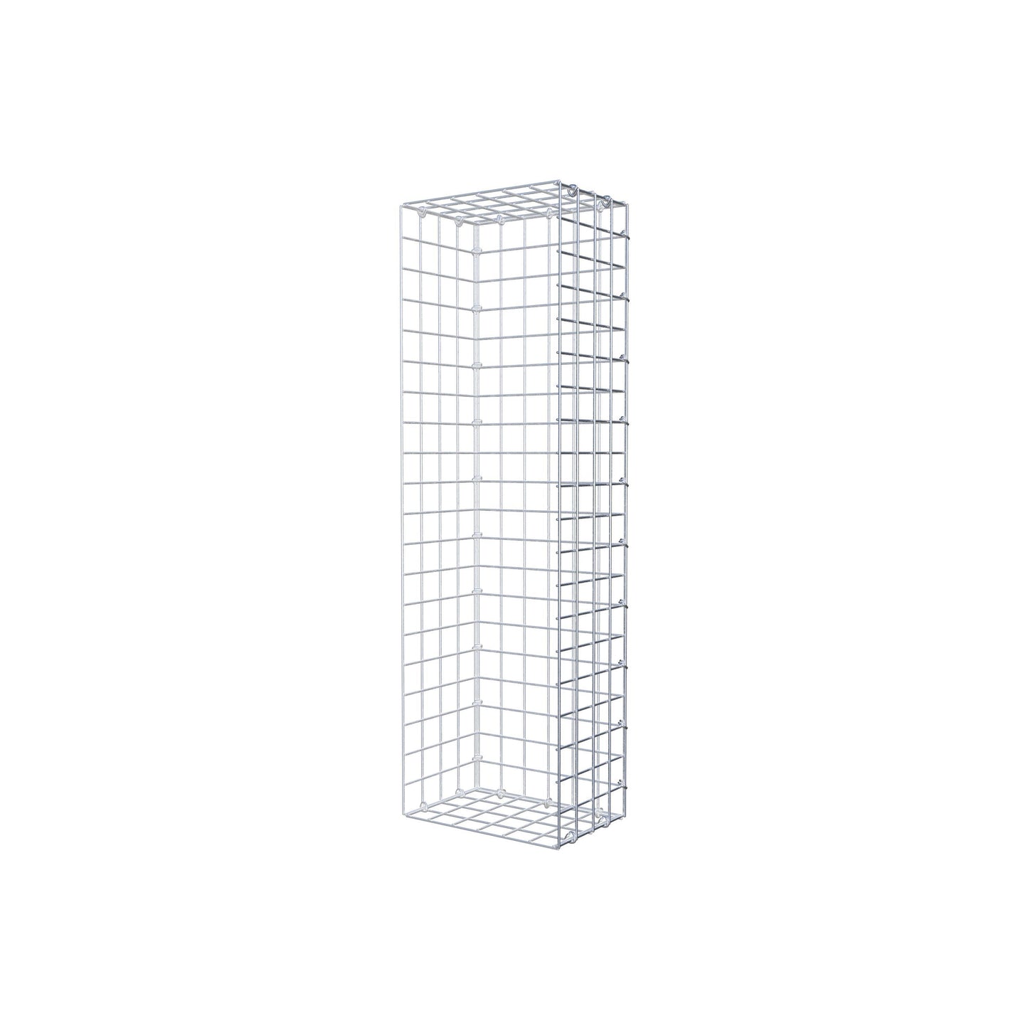 Anbaugabione Typ 2 100 cm x 20 cm x 30 cm (L x H x T), Maschenweite 5 cm x 5 cm, C-Ring