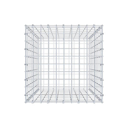 Gabion 80 cm x 50 cm x 50 cm (L x H x P), mailles 5 cm x 10 cm, anneau en C