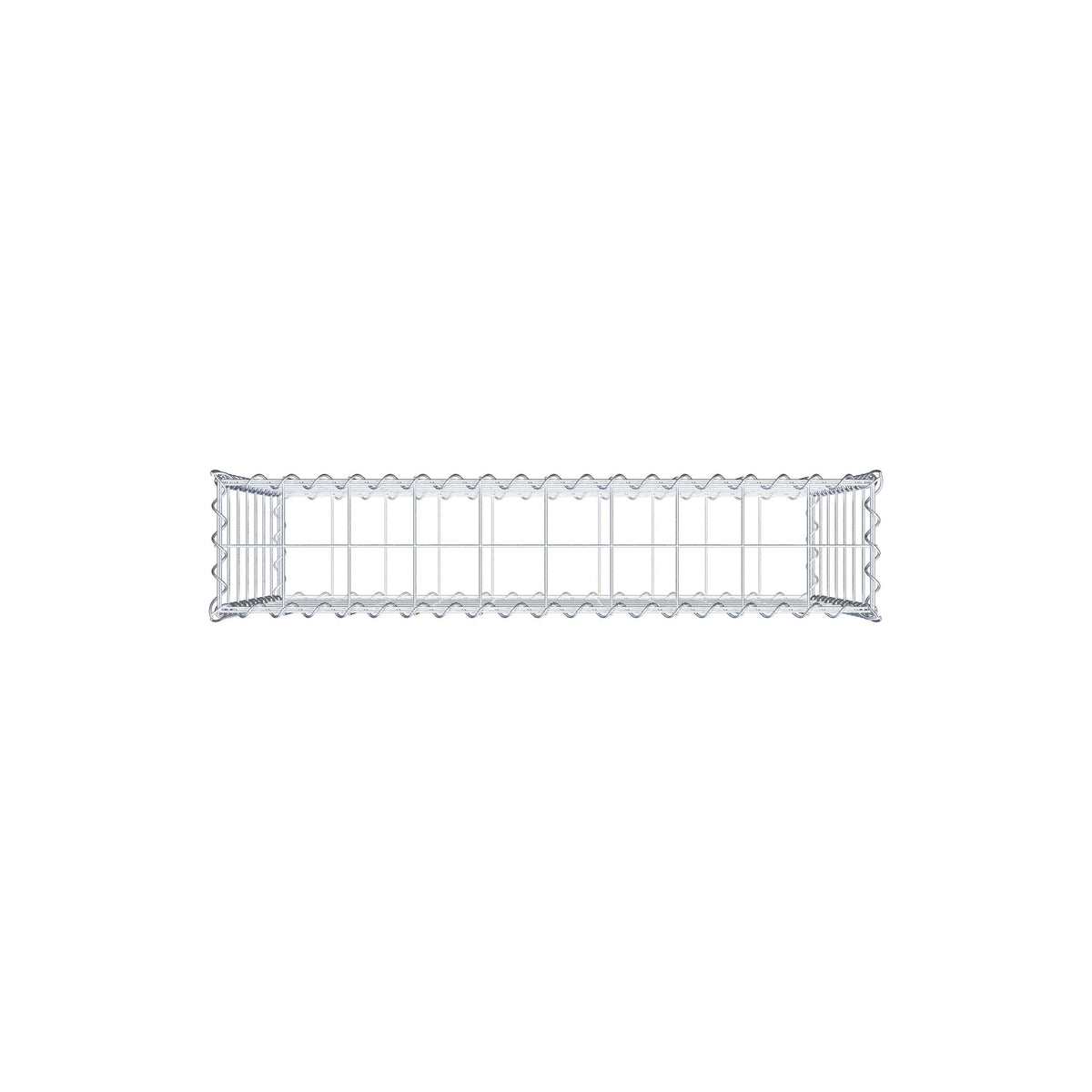 Gabion 100 cm x 70 cm x 20 cm (L x H x P), mailles 10 cm x 10 cm, spirale