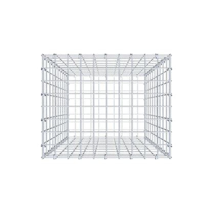 Gabione 100 cm x 50 cm x 40 cm (L x H x T), Maschenweite 5 cm x 10 cm, C-Ring