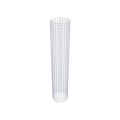 Colonne de gabion ronde 37 cm de diamètre, 200 cm de hauteur, mailles de 5 cm x 5 cm