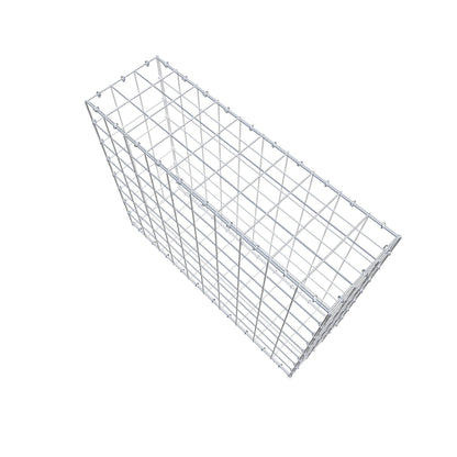 Gabbione 100 cm x 80 cm x 30 cm (L x H x P), maglia 10 cm x 10 cm, anello a C