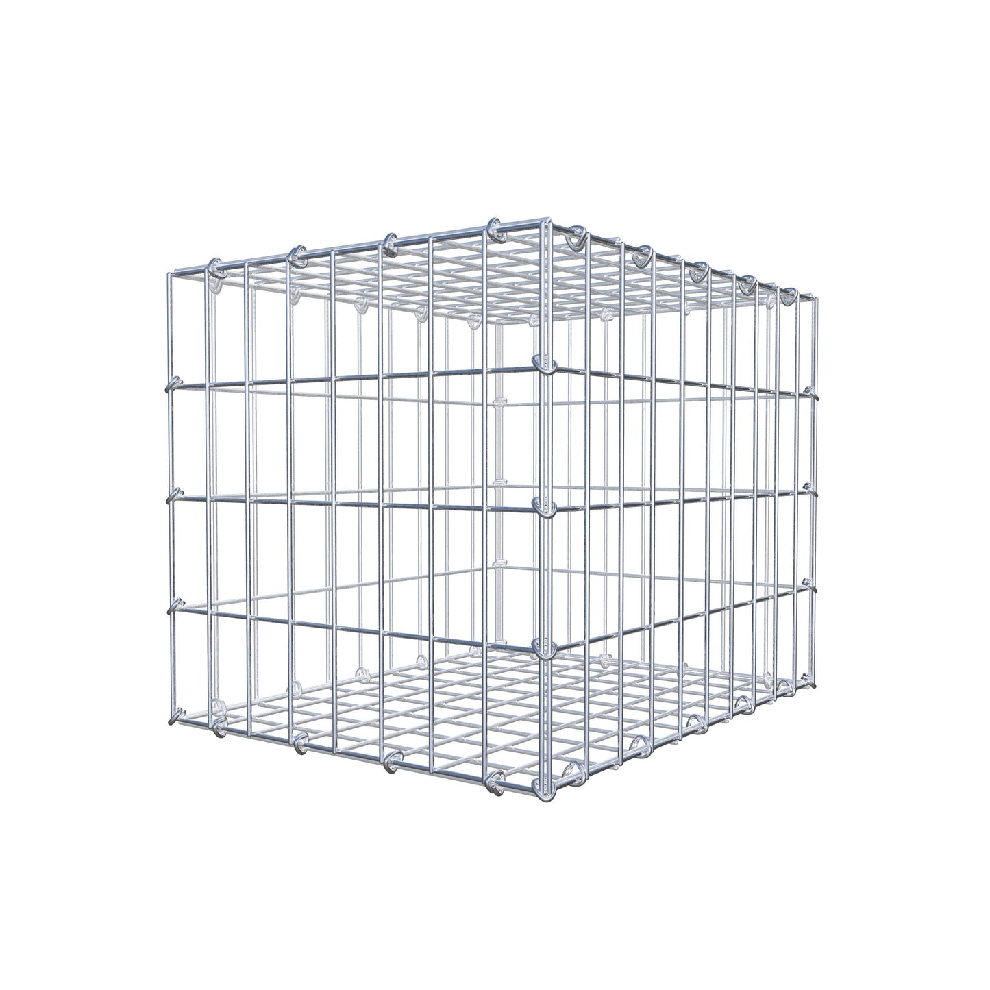 Gabbione 50 cm x 40 cm x 40 cm (L x H x P), maglia 5 cm x 10 cm, anello a C