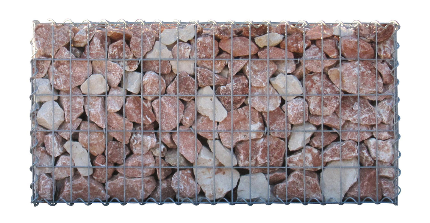 Gavión 200 cm x 100 cm x 40 cm (L x A x P), luz de malla 5 cm x 10 cm, en espiral