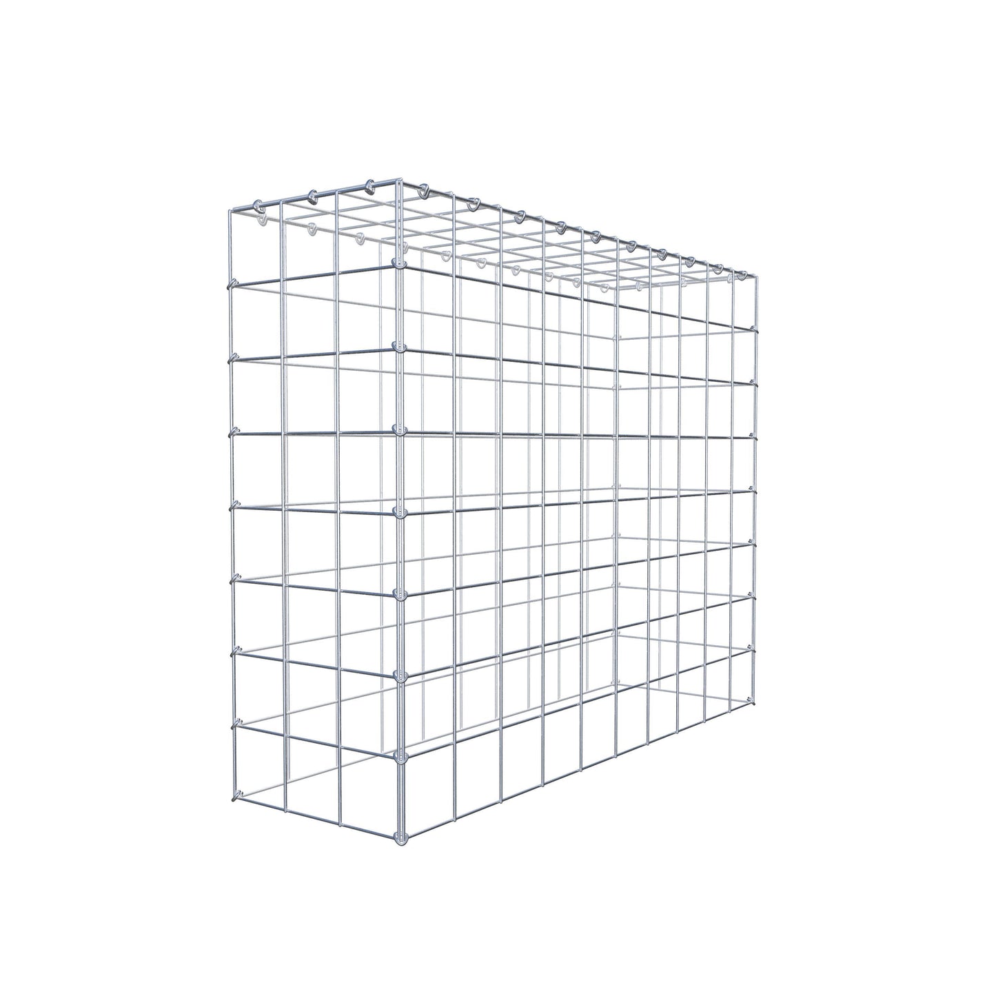 Anbaugabione Typ 3 100 cm x 80 cm x 30 cm (L x H x T), Maschenweite 10 cm x 10 cm, C-Ring