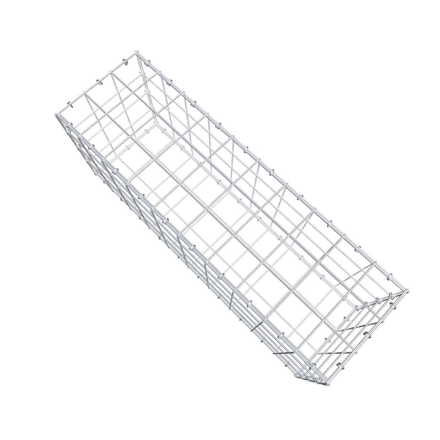 Schanskorf 100 cm x 40 cm x 30 cm (L x H x D), maaswijdte 10 cm x 10 cm, C-ring