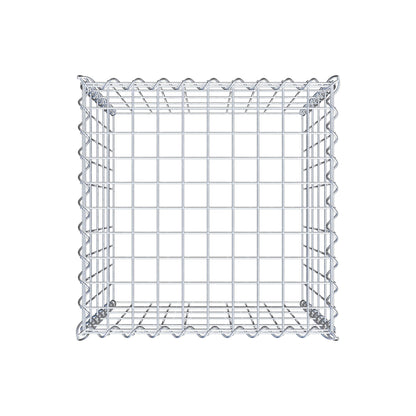 Gabbione aggiuntivo tipo 3 50 cm x 50 cm x 50 cm (L x H x P), dimensione maglia 5 cm x 10 cm, a spirale