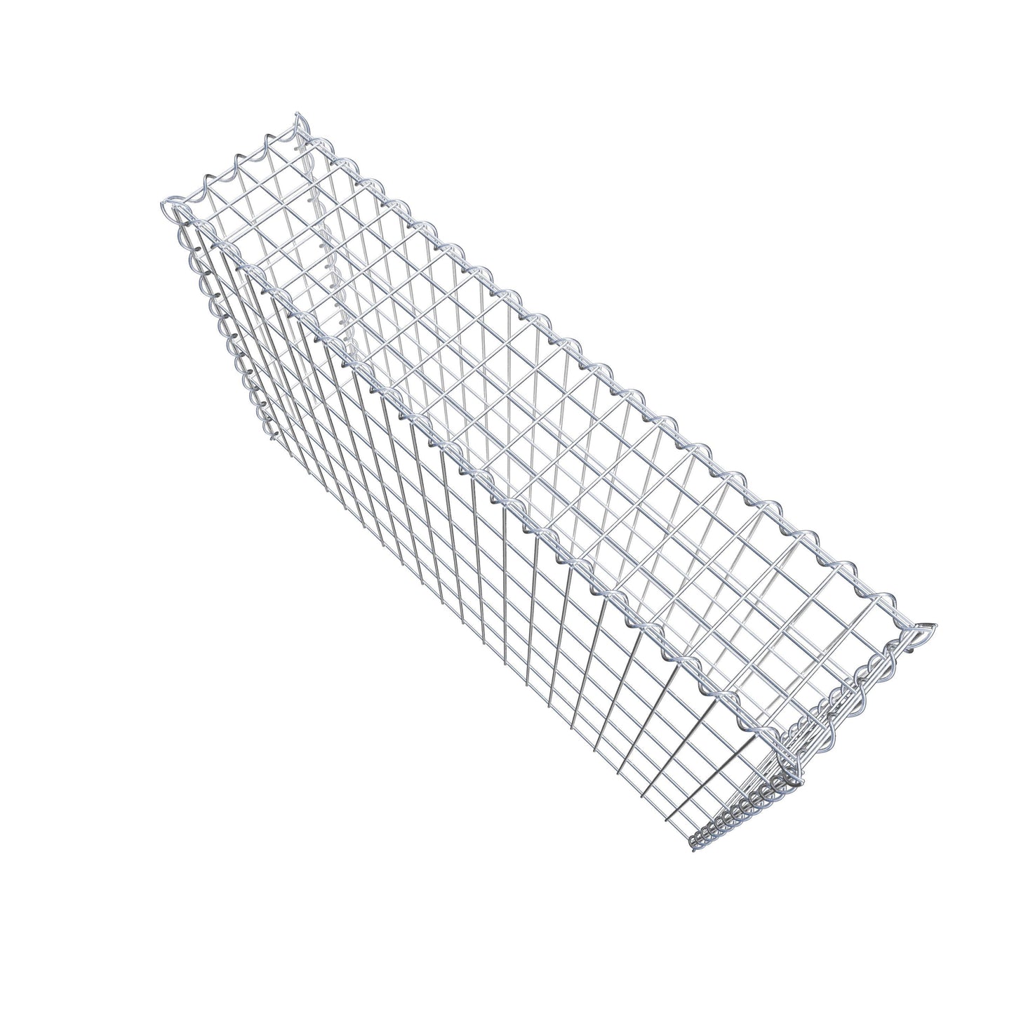 Add-on schanskorf type 3 100 cm x 60 cm x 20 cm (L x H x D), maaswijdte 5 cm x 10 cm, spiraalvormig