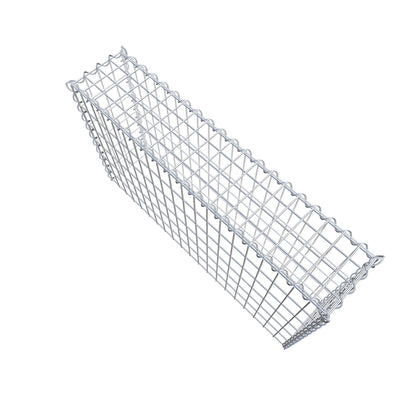 Add-on schanskorf type 3 100 cm x 60 cm x 20 cm (L x H x D), maaswijdte 5 cm x 10 cm, spiraalvormig