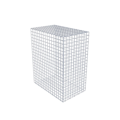 Monteret gabion type 2 100 cm x 80 cm x 50 cm (L x H x D), maskestørrelse 5 cm x 5 cm, C-ring