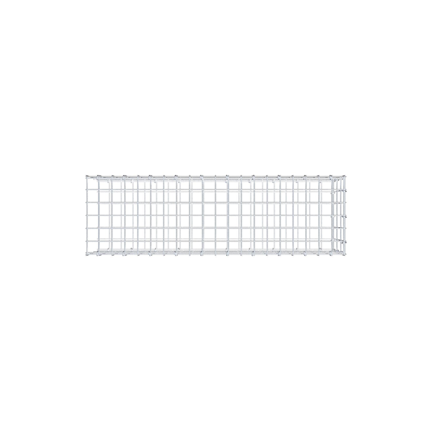 Fourche rapportée type 2 100 cm x 30 cm x 30 cm, mailles 5 cm x 10 cm, anneau en C