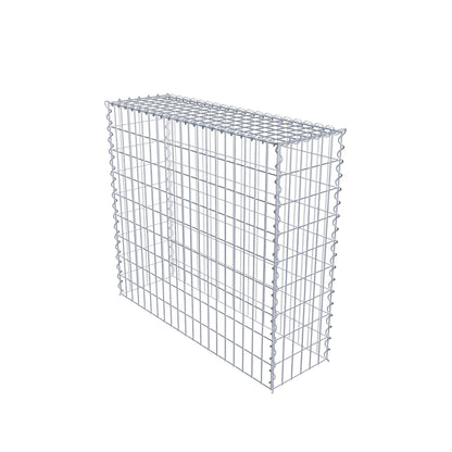 Grown-on gabion type 3 100 cm x 90 cm x 30 cm (L x H x D), mesh size 5 cm x 10 cm, spiral