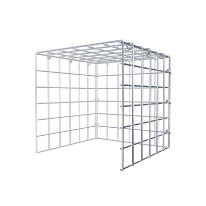 Gavión adicional tipo 4 30 cm x 30 cm x 30 cm (L x A x P), malla 5 cm x 5 cm, anillo en C