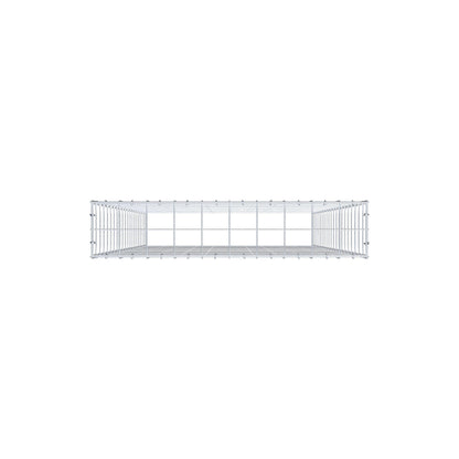 Pilote adicional tipo 3 200 cm x 100 cm x 20 cm (L x A x P), malla 10 cm x 10 cm, anillo en C
