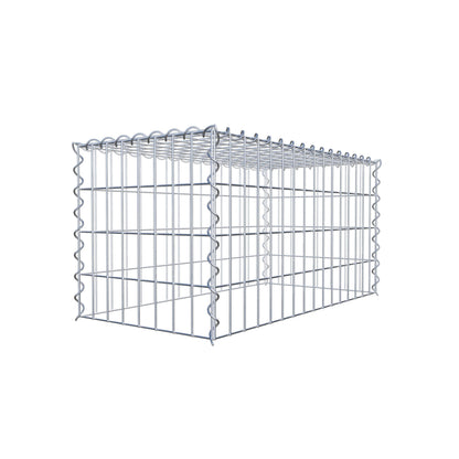 Add-on schanskorf type 3 80 cm x 40 cm x 40 cm (L x H x D), maaswijdte 5 cm x 10 cm, spiraalvormig