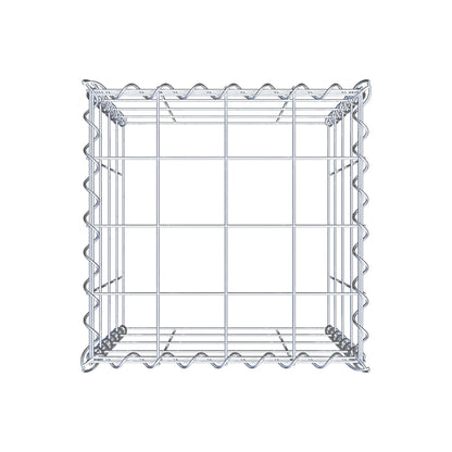 Anbaugabione Typ 3 40 cm x 40 cm x 40 cm (L x H x T), Maschenweite 10 cm x 10 cm, Spirale