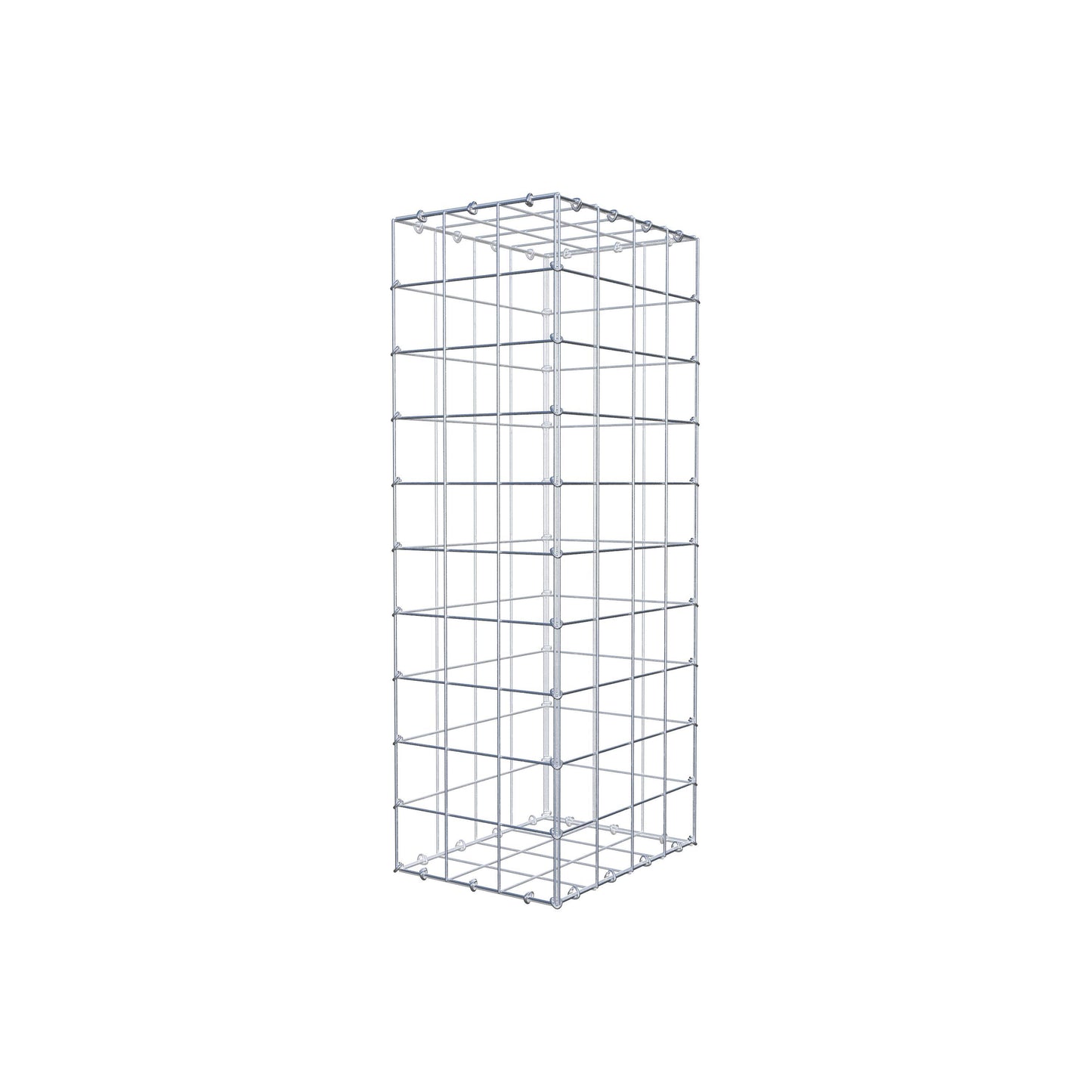 Schanskorf 100 cm x 40 cm x 30 cm (L x H x D), maaswijdte 10 cm x 10 cm, C-ring