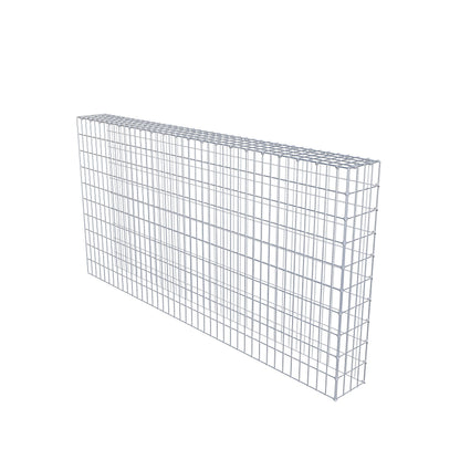 Opbouw schanskorf type 4 200 cm x 100 cm x 20 cm (L x H x D), maaswijdte 5 cm x 10 cm, C-ring