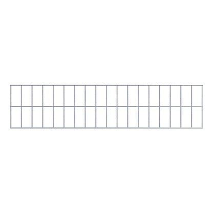 Decorative trellis / trellis (including mounting material) mesh size 5 x 10 cm