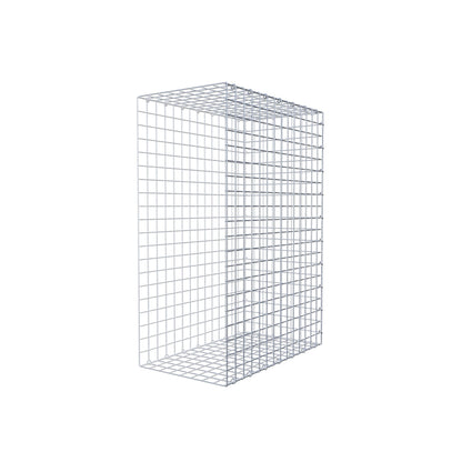 Gavión complementario de tipo 2 100 cm x 70 cm x 40 cm (largo x alto x fondo), malla 5 cm x 5 cm, anillo en C