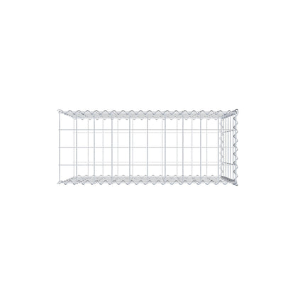 Gabion rapporté type 2 100 cm x 60 cm x 40 cm (L x H x P), mailles 10 cm x 10 cm, spirale