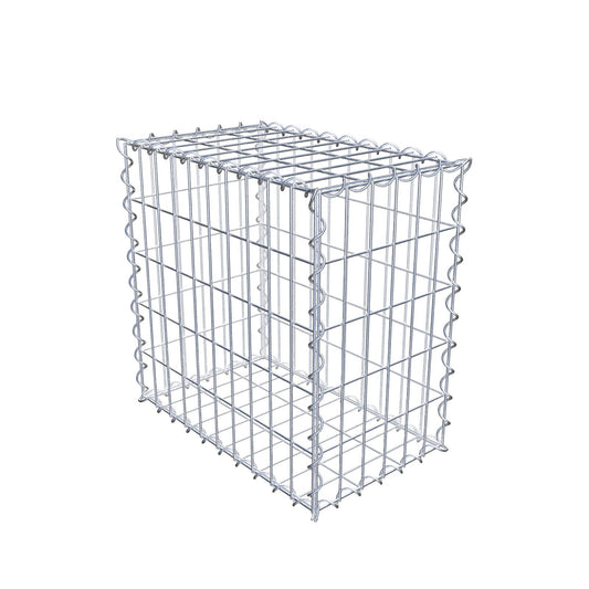 Gabbione 50 cm x 50 cm x 30 cm (L x H x P), maglia 5 cm x 10 cm, spirale