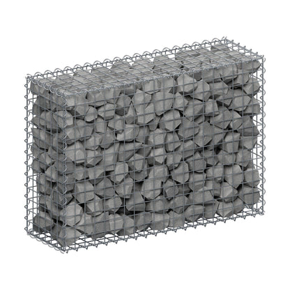 Gabion 100 cm x 70 cm x 30 cm (L x H x D), maskestørrelse 5 cm x 5 cm, spiral