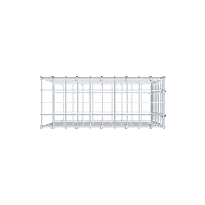 Anbaugabione Typ 2 50 cm x 40 cm x 20 cm (L x H x T), Maschenweite 5 cm x 5 cm, C-Ring