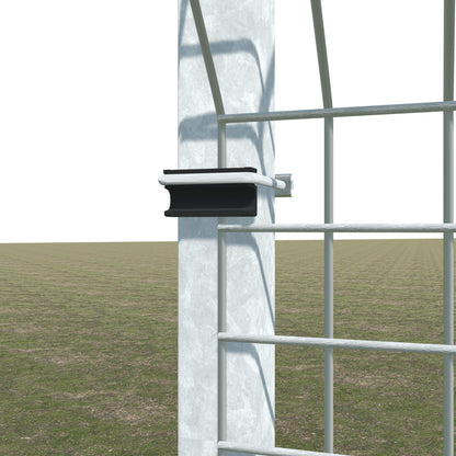 Gittermattenzaun zum Einbetonieren, Maschenweite 5 x 5 cm, bis 25 m