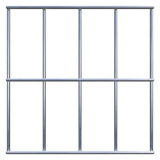 Decorative trellis / trellis (including mounting material) mesh size 5 x 10 cm