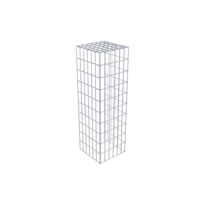 Fourche rapportée type 4 100 cm x 30 cm x 30 cm (L x H x P), mailles 5 cm x 10 cm, anneau C