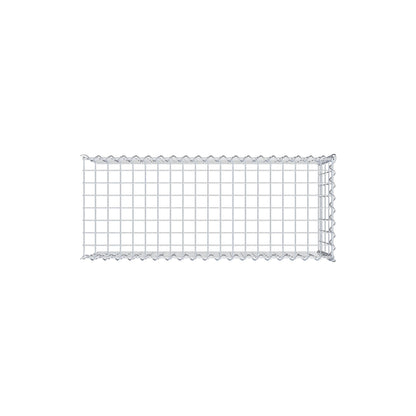 Add-on schanskorf type 4 100 cm x 40 cm x 40 cm (L x H x D), maaswijdte 5 cm x 10 cm, spiraalvormig