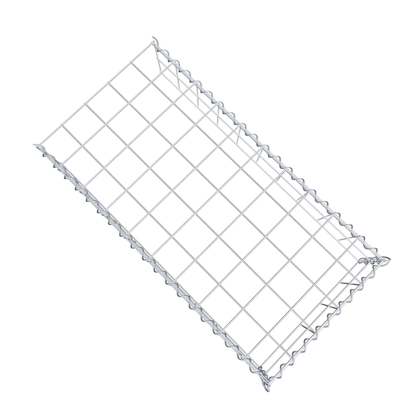 Gavión complementario tipo 4 100 cm x 20 cm x 50 cm (L x A x P), malla 10 cm x 10 cm, espiral