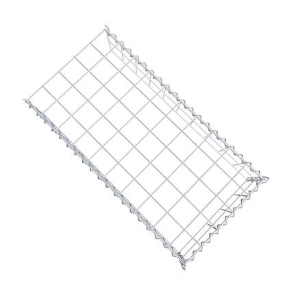Gavión complementario tipo 4 100 cm x 20 cm x 50 cm (L x A x P), malla 10 cm x 10 cm, espiral