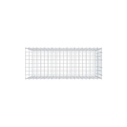 Mounted gabion type 2 100 cm x 60 cm x 40 cm, mesh size 5 cm x 10 cm, C-ring