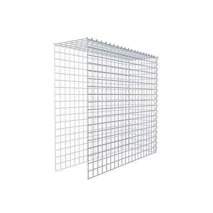 Anbaugabione Typ 4 100 cm x 90 cm x 30 cm (L x H x T), Maschenweite 5 cm x 5 cm, Spirale