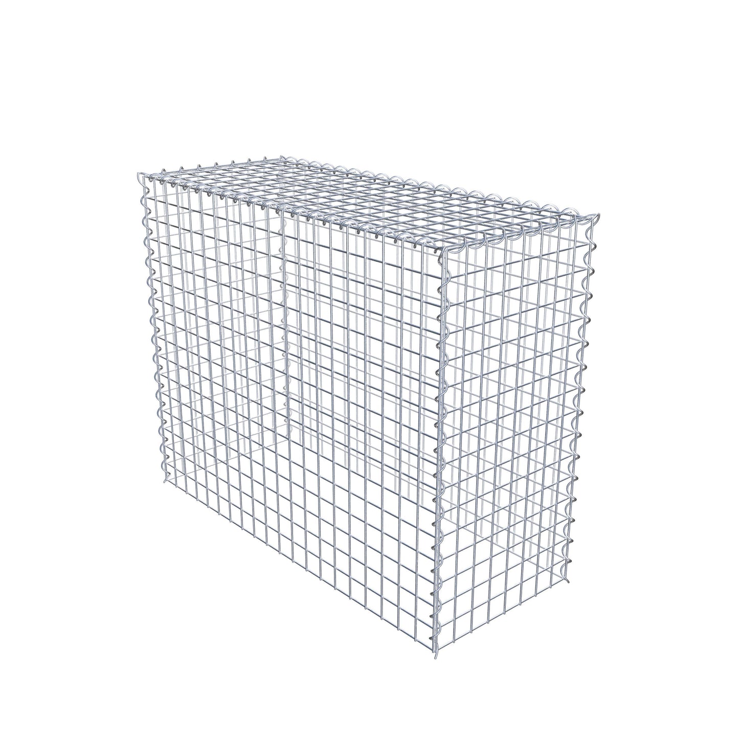 Grown-on gabion type 3 100 cm x 80 cm x 40 cm (L x H x D), mesh size 5 cm x 5 cm, spiral