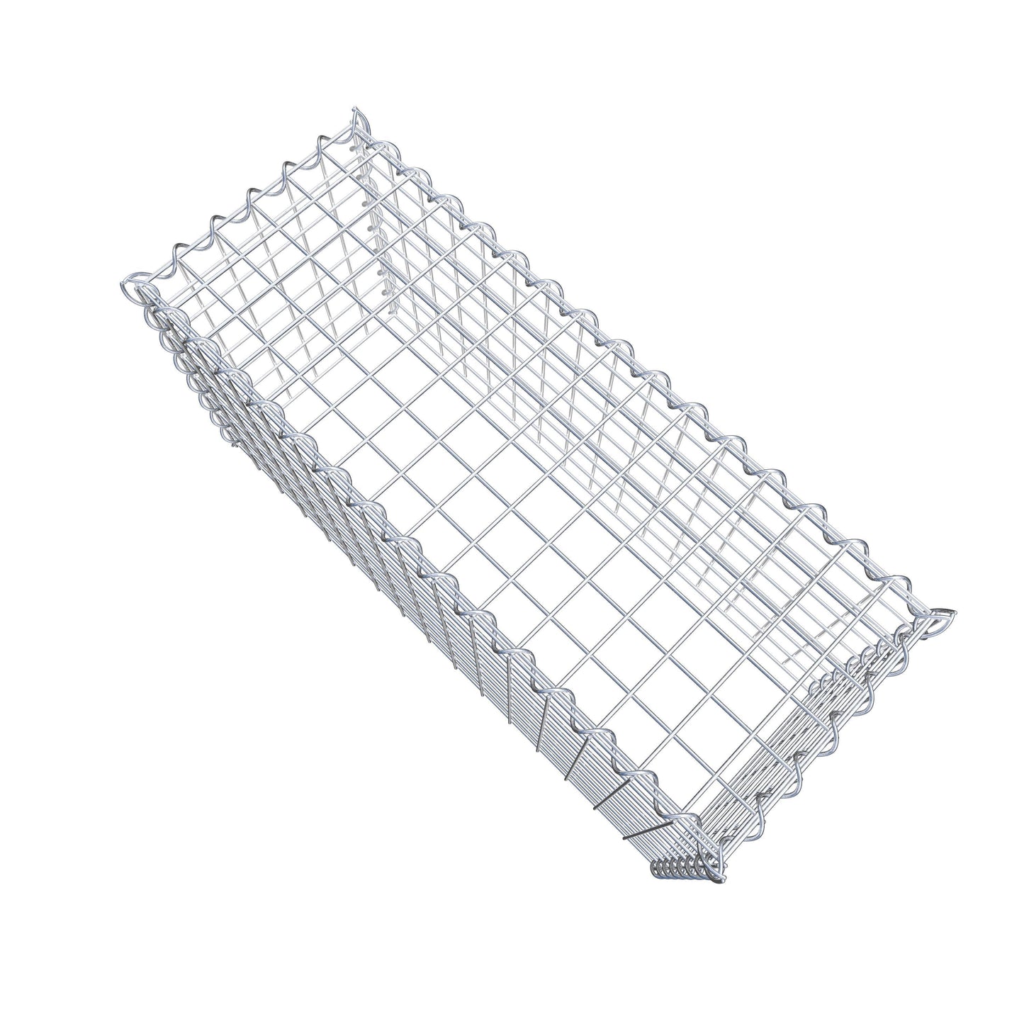 Grown-on gabion type 3 80 cm x 40 cm x 30 cm (L x H x D), mesh size 5 cm x 5 cm, spiral