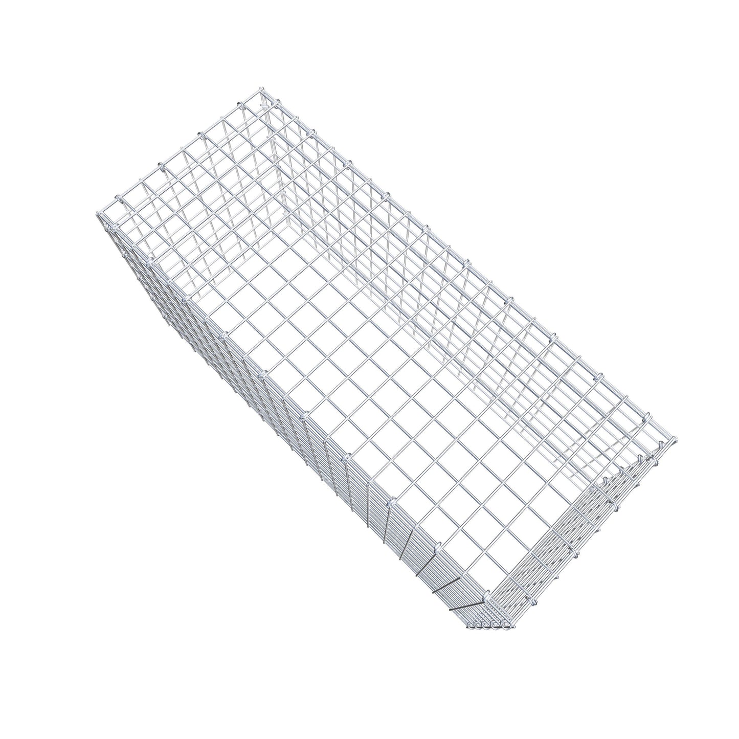Anbaugabione Typ 3 100 cm x 50 cm x 40 cm (L x H x T), Maschenweite 5 cm x 5 cm, C-Ring