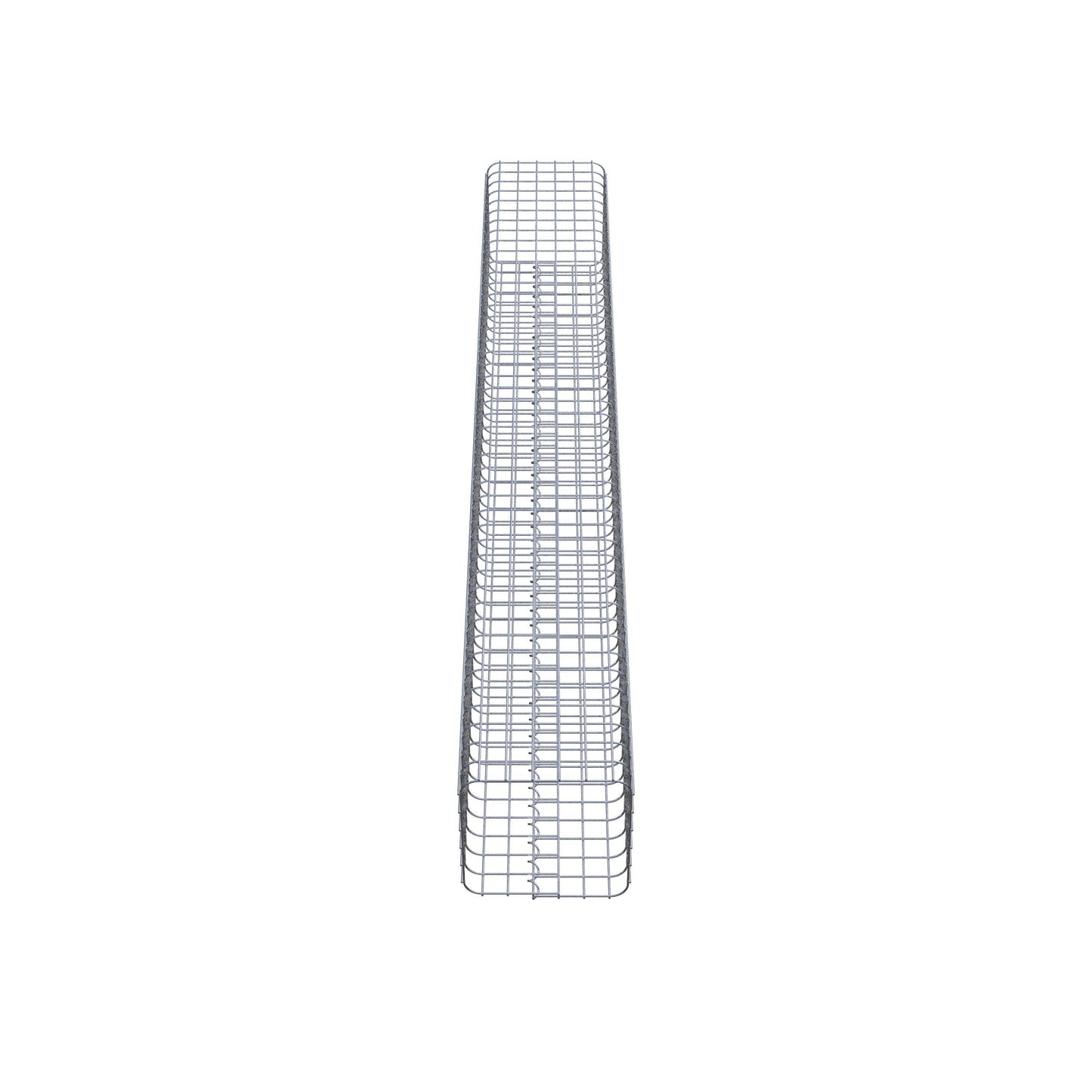 Gabionensäule eckig 32 cm x 32 cm, 230 cm Höhe, MW 5 cm x 5 cm