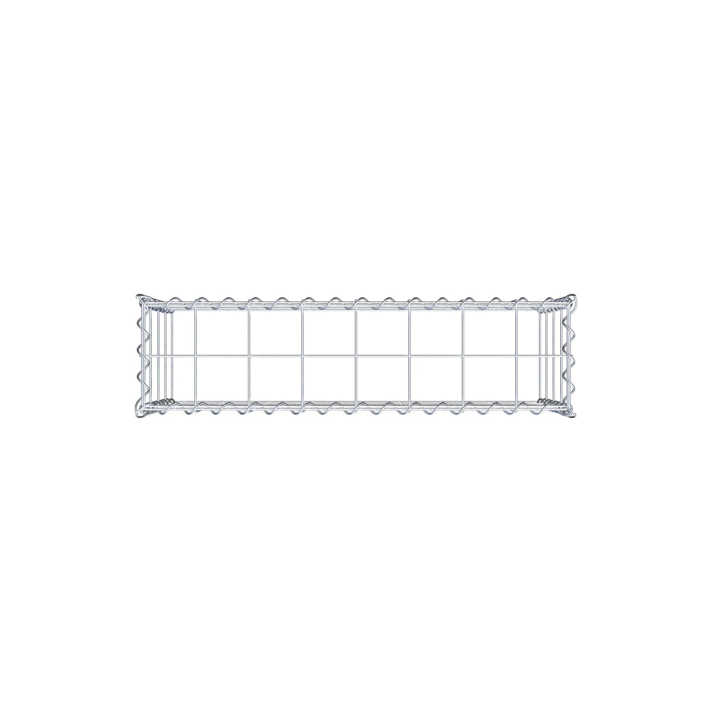 Gabbione aggiuntivo tipo 3 80 cm x 40 cm x 20 cm (L x H x P), maglia 10 cm x 10 cm, spirale