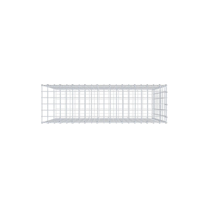Fourche rapportée type 2 100 cm x 90 cm x 30 cm, mailles 5 cm x 10 cm, anneau en C