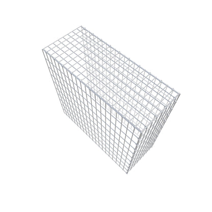 Gabbione aggiuntivo tipo 4 100 cm x 100 cm x 40 cm (L x H x P), maglia 5 cm x 10 cm, anello a C