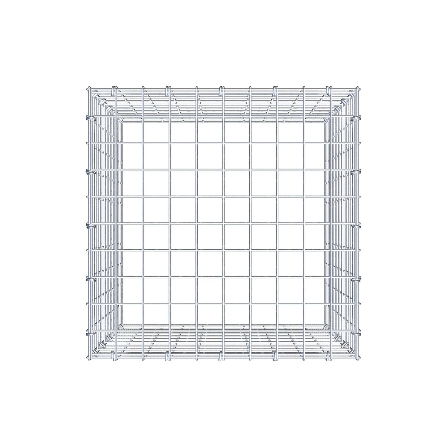 Fourche rapportée type 3 50 cm x 50 cm x 50 cm (L x H x P), mailles 5 cm x 5 cm, anneau C